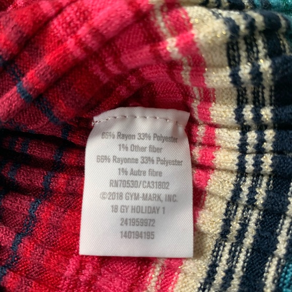 Girls Gymboree sweater knit rib, dress multicolor size 2T - Picture 3 of 4